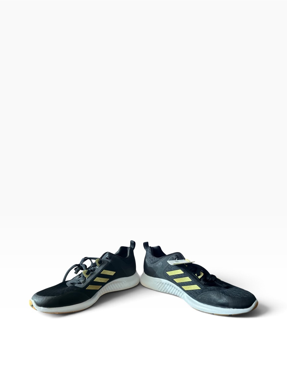 adidas Black and Yellow Low-Top Sneakers